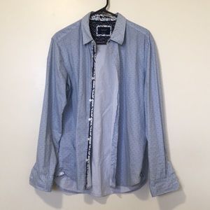 Level Ten Men’s Detailed Dress Shirt, L